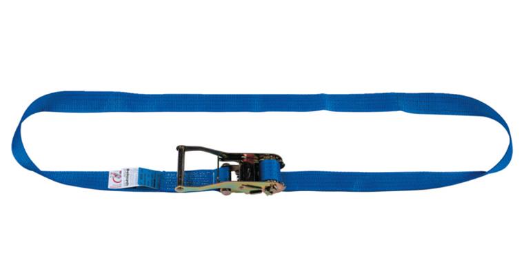 Lashing strap, polyester, 1 piece, w/ratchet tool, LC 4000daN, W=50mm, L=10m