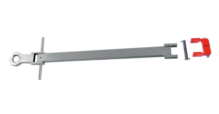 Steering rod w. towing eye length 1500 mm f. rot. chassis cat. no. 81144