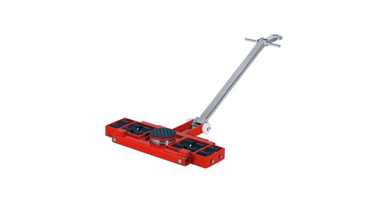 Transport chassis type L9 steerable rollers turntable load 9 t