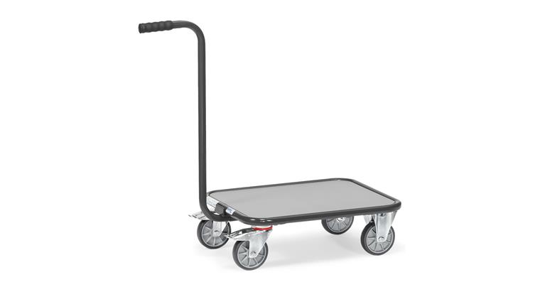 1081705402 Hand trolley 600x500 mm load capacity 250 kg 1 platform height 195 mm RAL 7016