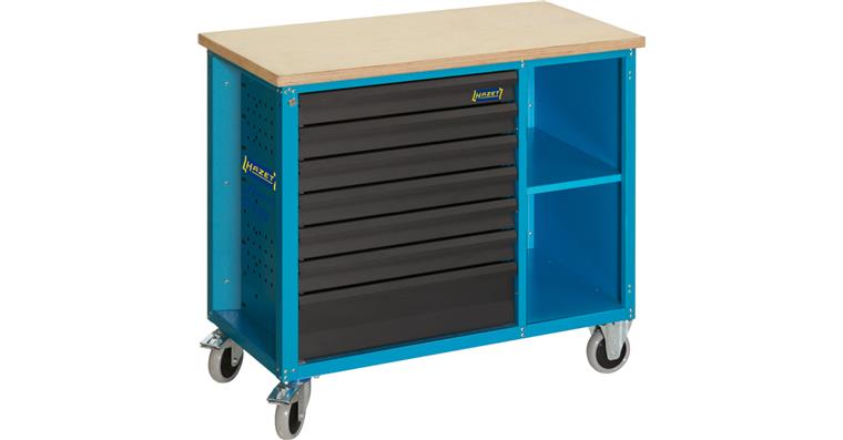 Wheeled workbench 7 drawers 934x1040x520 mm