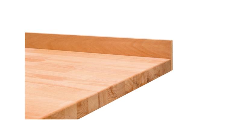 Abroll-Leiste für Werkbänke MDF LxH 1500x100 mm