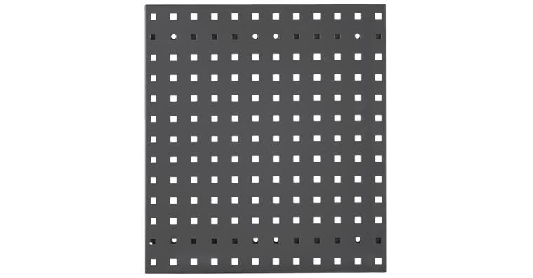 1082465316 RasterPlan perf. plate sheet steel 1.25 mm RAL 7016 anthr. grey WxH 500x450 mm