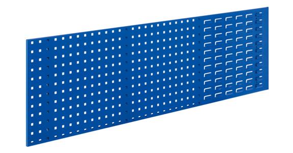 RasterPlan Kombinationsplatte unbestückt RAL 5012 lichtblau 450x1500 mm