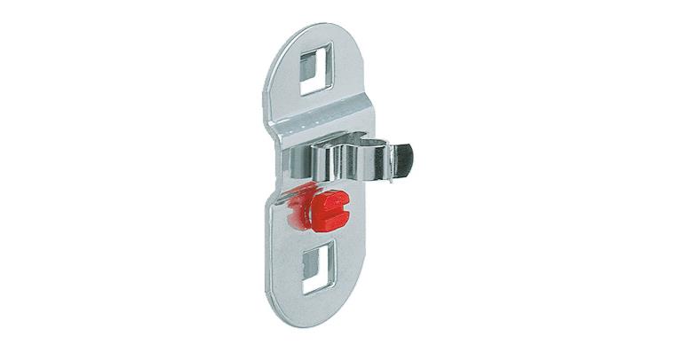 Tool clamp single for perforated plates with hole 10x10 mm dia. 13 mm pack=5 pcs