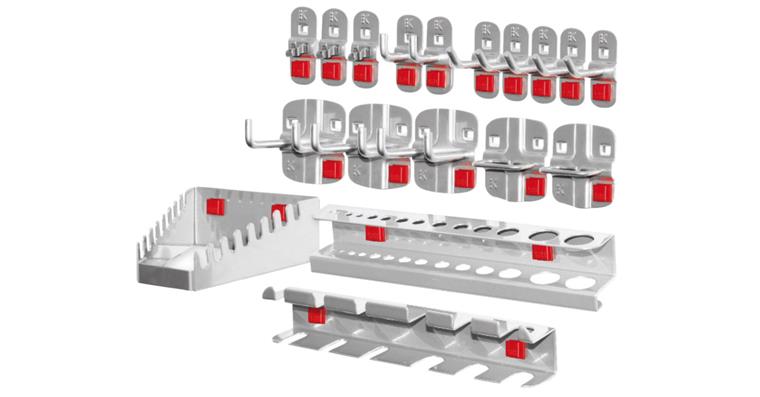 Werkzeughalter-Sortiment ABAX® 18-teilig anthrazit