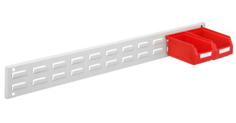 1082487201 Wall rail for slotted plate LxH = 920x100 mm RAL 7035