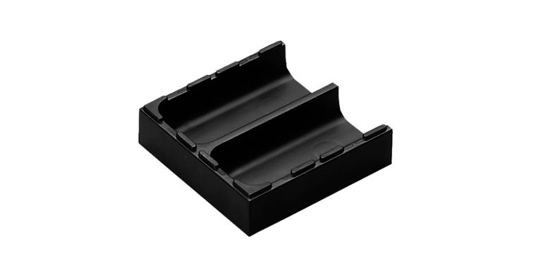 1084133104 Vario box end pieces with length adaptation ABS plastic, 2 troughs 24x96x96 mm
