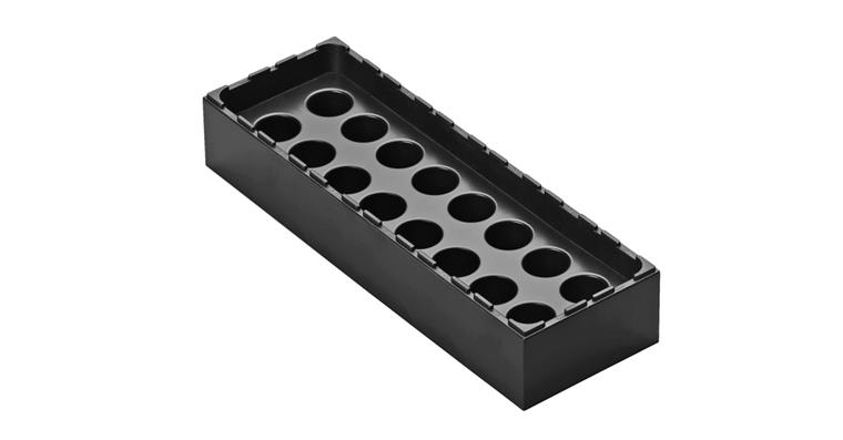 Tool holder ABS collet chuck box for ER 40, 13 slots 48x96x336 mm
