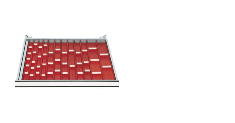 Trough panels and plug-in walls for cabinets ser. 70/705 mod. 702 H 50 mm