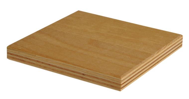 Abdeckplatte 705x736x25 mm Buche Multiplex für Schrank 705 mm breit