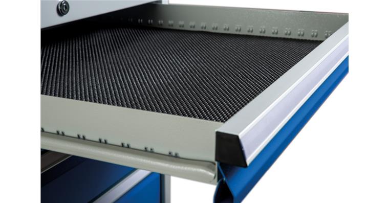 Anti Rutschmatte 450x600x3 mm schwarz für Schrank 555 mm breit