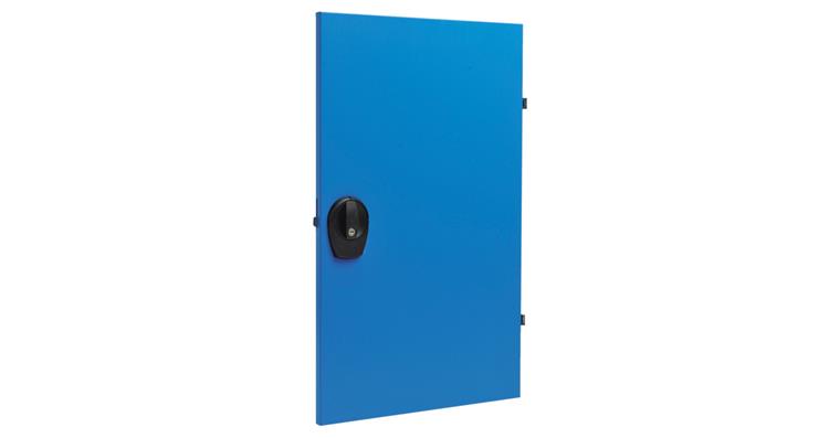 Hinged door useful height 700 mm 1 door RAL 5012 for cabinet 705x736 mm