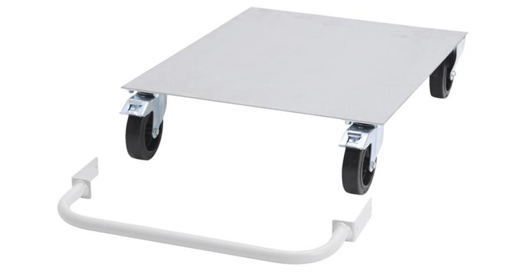 Mobilzusatz 555x736x150 mm RAL 7035 lichtgrau für Schrank 555 mm