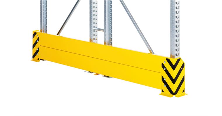 Rammschutzwand für Regalstirnseite für Einfachregal Tiefe 800 mm