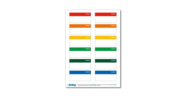 Labelling set for L-BOXX approx. 210x297 (DIN A4)