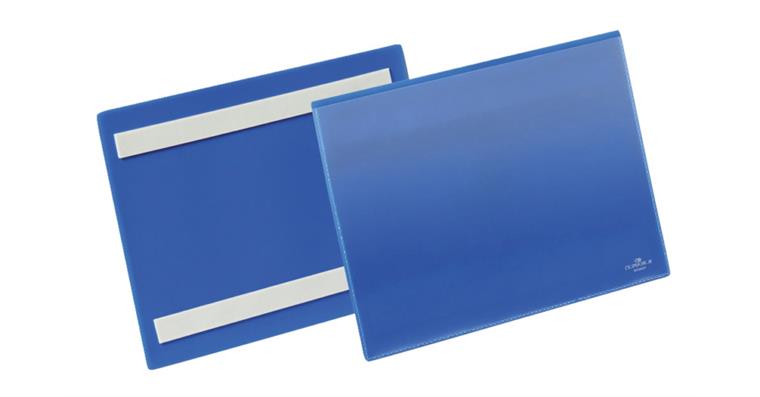 Kennzeichnungstasche 50 Stück selbstklebend A5 Querformat 210x148 mm dunkelblau