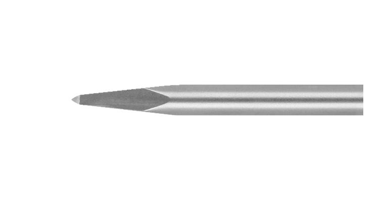 Point chisel with SDS-plus chuck, length 250 mm in heat-treated steel