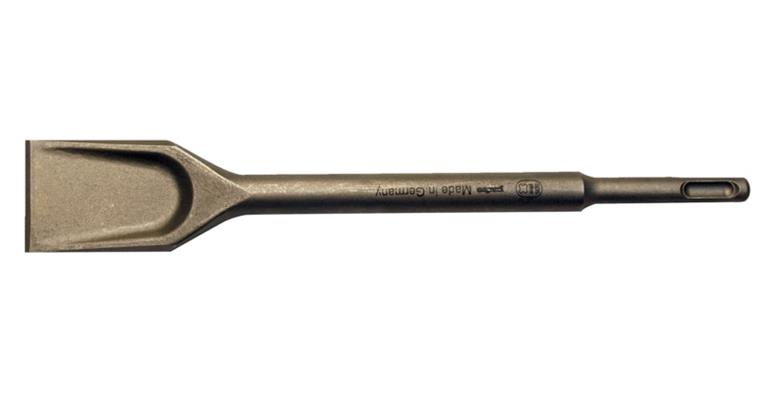 Spatmeißel mit SDS-plus-Aufnahme L=250mm B=40mm in Vergütungsstahl