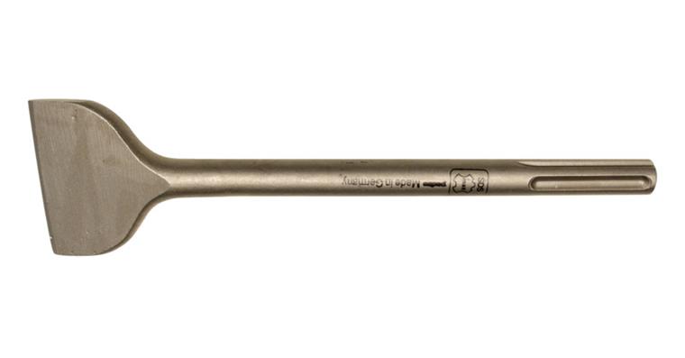 Spade chisel SDS-max chuck length 300 mm width 80 mm quenched and tempered steel