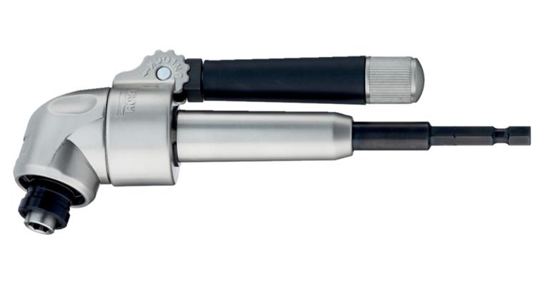 Angle driver 1/4 Inch locking sleeve 57 Nm torque steel housing