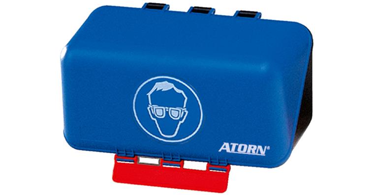 1093009180 Safety goggles box ABS plastic blue LxWxH 23.6x12x12 cm for 1 pair of goggles