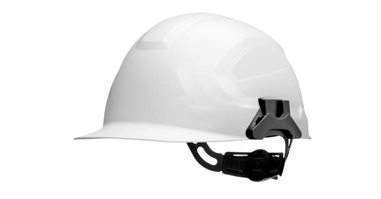 1093009518 Electrician's hard hat CrossElectric white, in accordance with EN 397, EN 50365