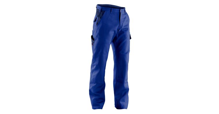 1093015061 Trousers IDENTIQ cotton cornflower blue/dark blue size 46