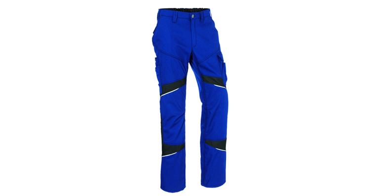 Trousers ACTIVIQ cotton+ cornflower blue/black size 56