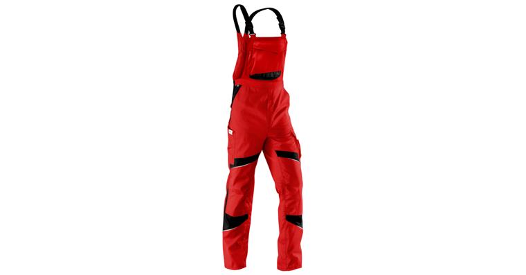 Latzhose ACTIVIQ rot/schwarz Gr.56