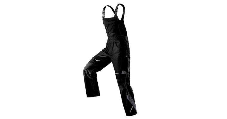 Latzhose PULSSCHLAG schwarz/anthrazit Gr.110
