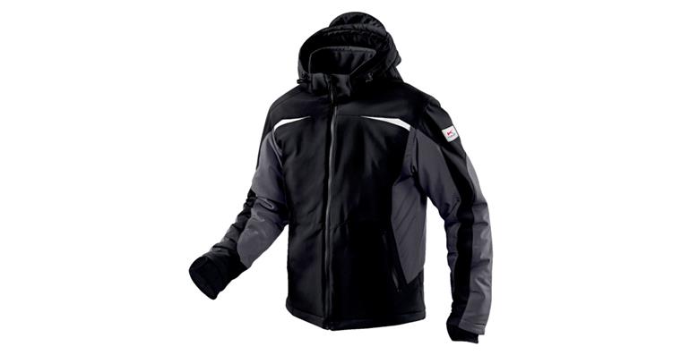 Winter-Softshell-Jacke schwarz/anthrazit Gr.M