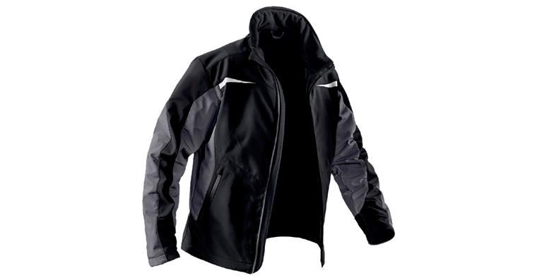 Softshell jacket Light black/anthracite size XL