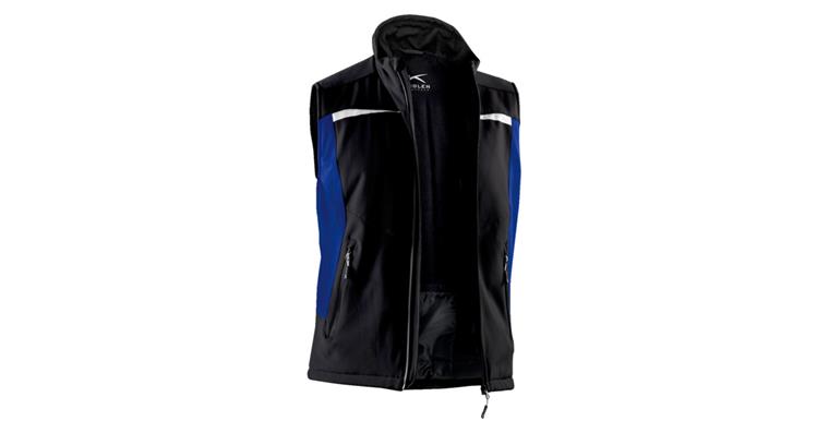 1093034614 Softshell vest black/cornflower blue size XXL