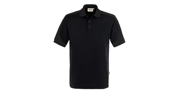 Polo-Shirt Contrast Mikralinar® schwarz/anthrazit Gr.XS