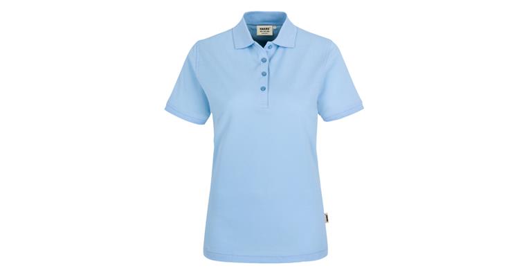 Damen Polo-Shirt Classic eisblau Gr.XS