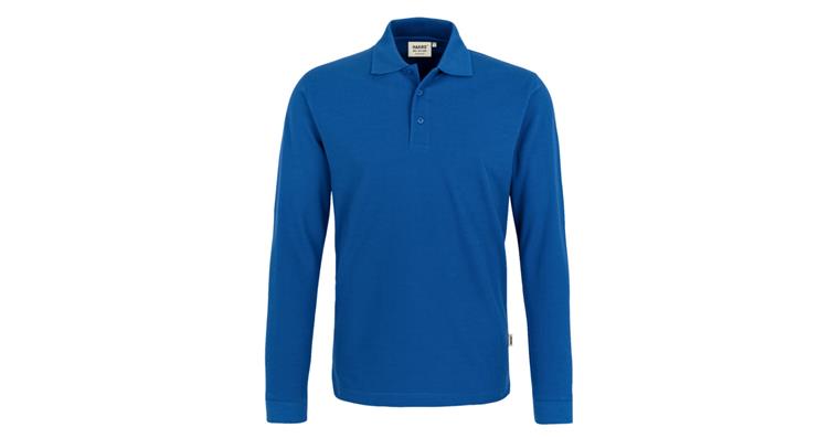 Longsleeve-Poloshirt Classic royal Gr.M