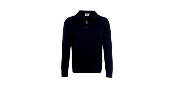 Zip-Sweatshirt Premium schwarz Gr.XS