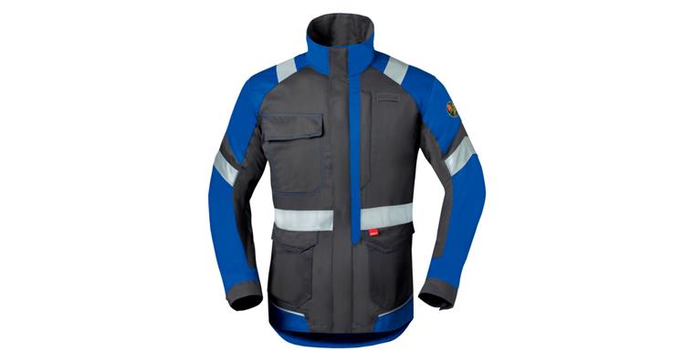 Langjacke 5safety Image Schutzklasse 1 grau/kornblau Gr.46