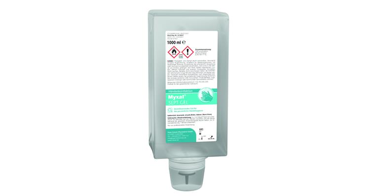 1093102181 Hand disinfectant Myxal® SEPT Gel 1000 ml collapsible bottle
