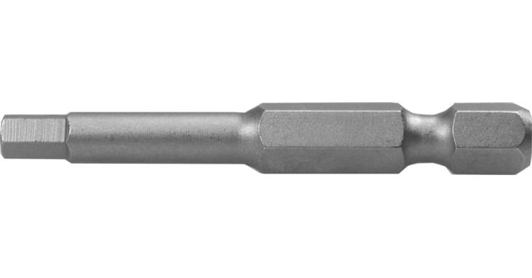 Sechskant-Bit 1/4' E 6,3 SW 6 mm 50 mm Ausführung zähhart