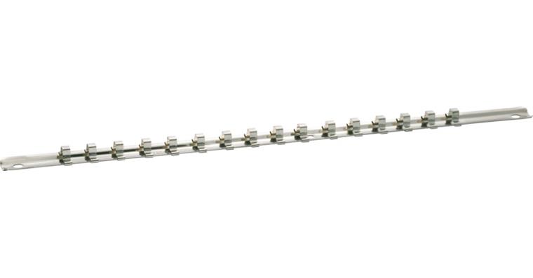 Klemmleisten aus Metall für 16 Steckschlüssel 1/4'