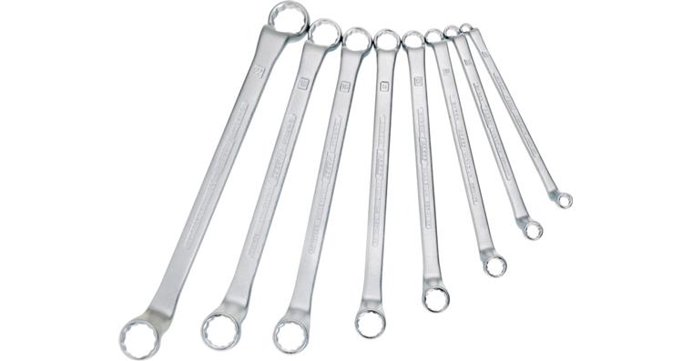 Doppelringschlüssel-Satz 8-teilig 6x7-21x22 mm DIN 838