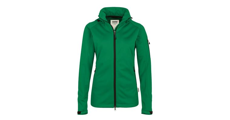 Ladies' softshell jacket Alberta, 1/1 sleeve, kelly green, size L