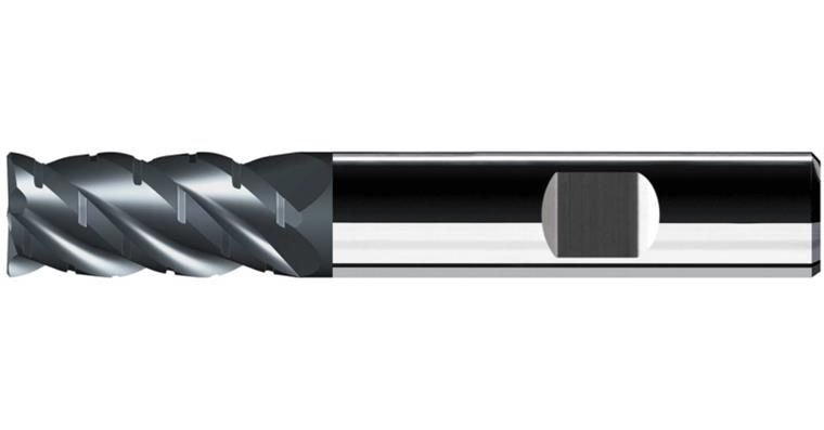VHM-Schruppfräser MTC m.Spanbrecher TiAlN 45° Normal HB-Schaft Z=4 Ø 5mm