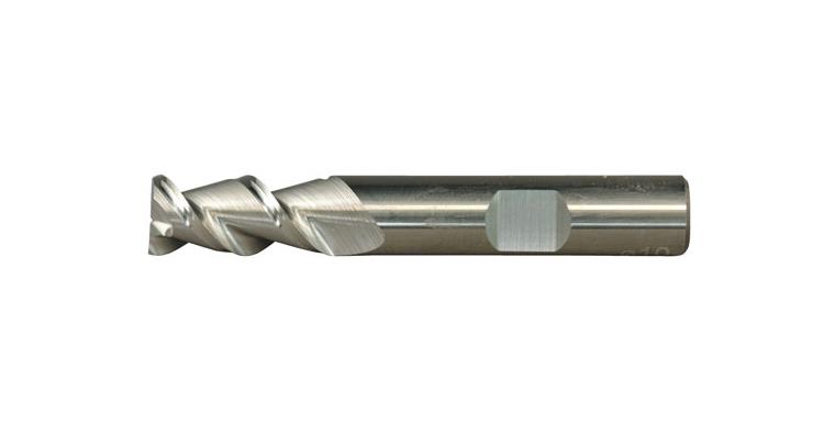 VHM-Alu-Cutter kurz Ø10mm DIN 6535HB Z 2 55° mit Spannfläche