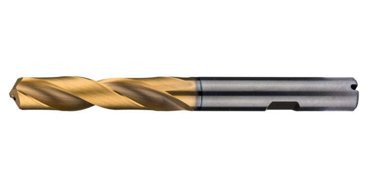 SC high-perf. cooling ch. drill bit 4xD DIN 6535 HB TiAlN+TiN TA=140° D8.8 mm