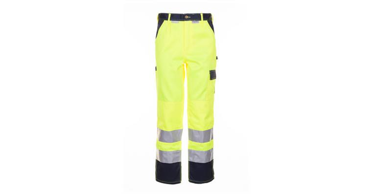 1002689857 Warnschutz-Bundhose KONTRAST gelb/marine Gr.50