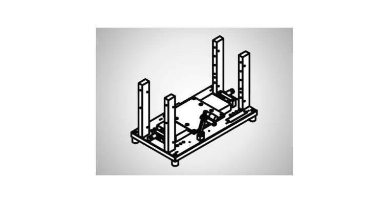 1001751651 Vertikalmessständer 2xAußen C=40