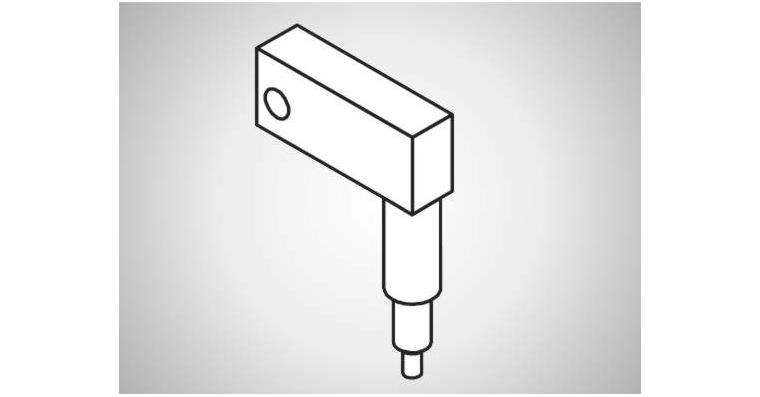 Umlenkelement, lang, 30°-L200-Typ A